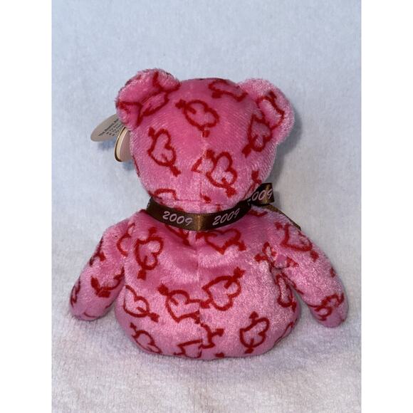 Ty Beanie Babies Hallmark Heartley Valentine's Day Bear Hearts Stuffed Plush - Picture 4 of 12
